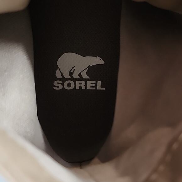 🐨SOREL🐨EVIE 11 NW LACE WOMAN 9.O BOOTIES WATERPROOF OMEGA TAUPE WET SAND NWOB - Picture 8 of 16